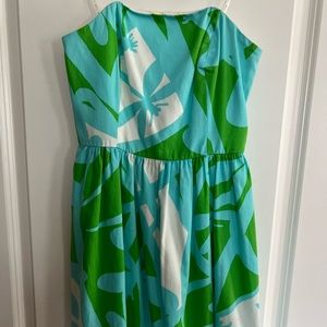 Lilly Pulitzer strapless dress